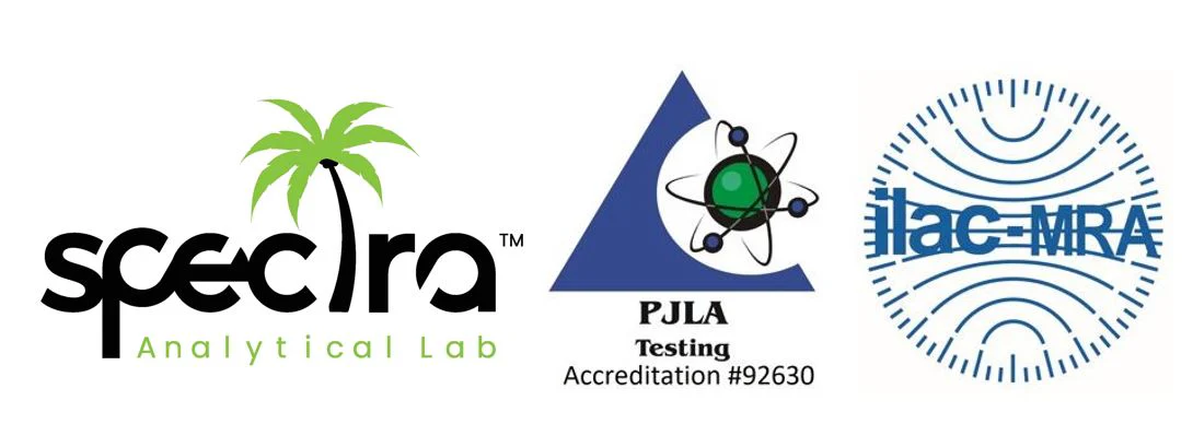 Spectra Analytical Lab, PJLA Testing Accreditation #92630, ILAC-MRA
