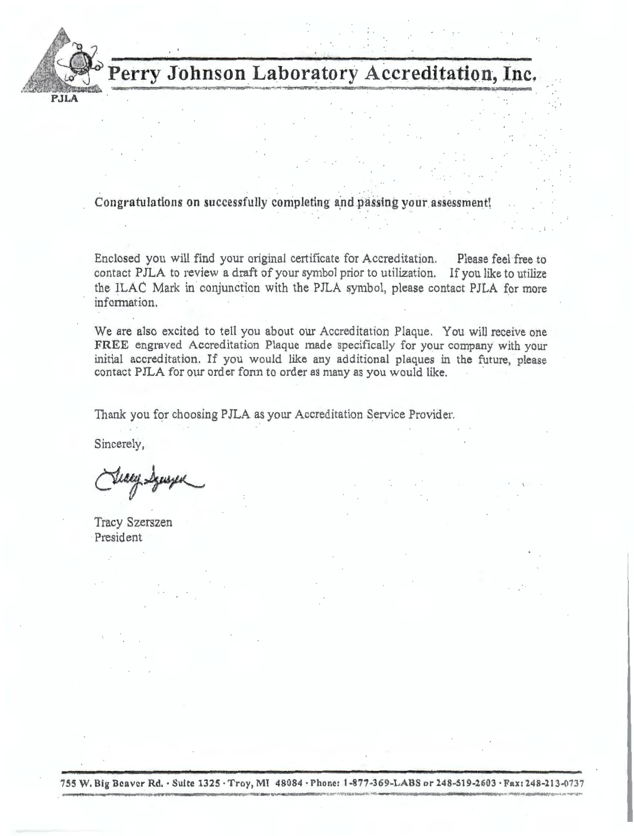 PJLA ISO/IEC 17025:2017 accreditation, page 4